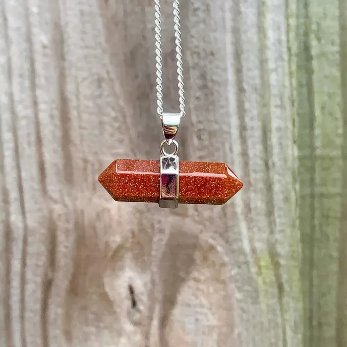 Necklaces Double Point Horizontal Crystal Necklace Magic Crystals