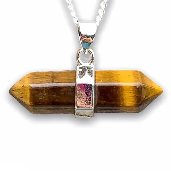 Necklaces Double Point Horizontal Crystal Necklace Magic Crystals