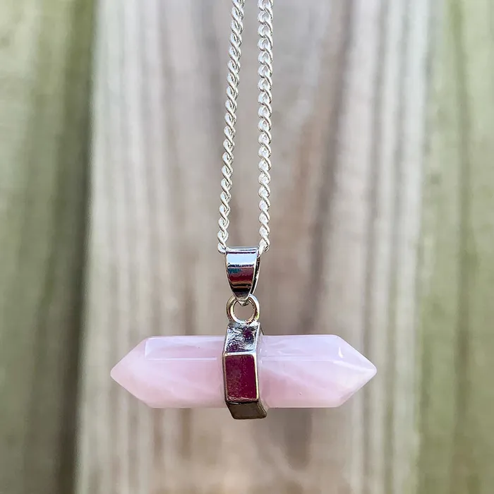 Necklaces Double Point Horizontal Crystal Necklace Magic Crystals