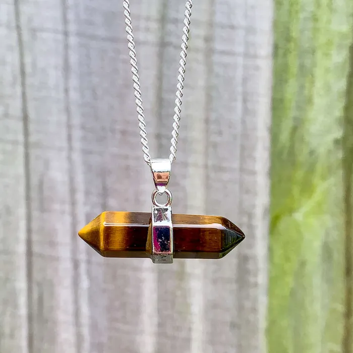Necklaces Double Point Horizontal Crystal Necklace Magic Crystals