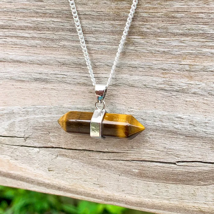 Necklaces Double Point Horizontal Crystal Necklace Magic Crystals