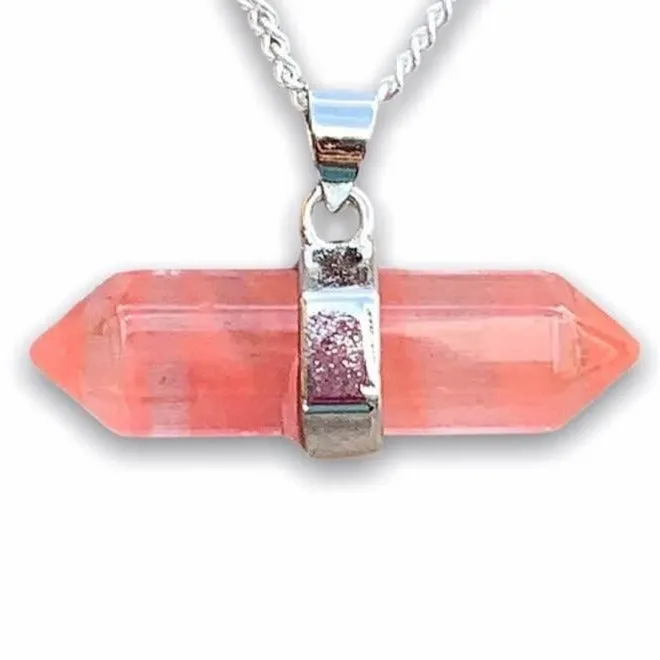 Necklaces Double Point Horizontal Crystal Necklace Magic Crystals