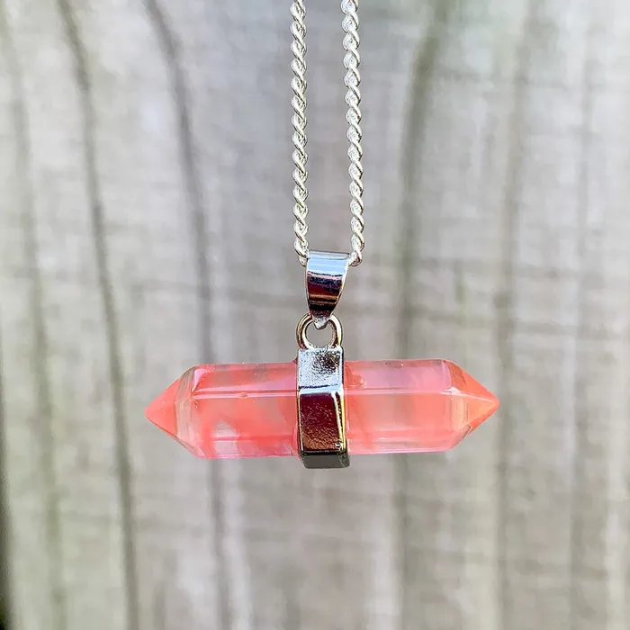 Necklaces Double Point Horizontal Crystal Necklace Magic Crystals