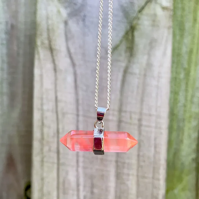 Necklaces Double Point Horizontal Crystal Necklace Magic Crystals