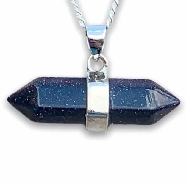 Necklaces Double Point Horizontal Crystal Necklace Magic Crystals