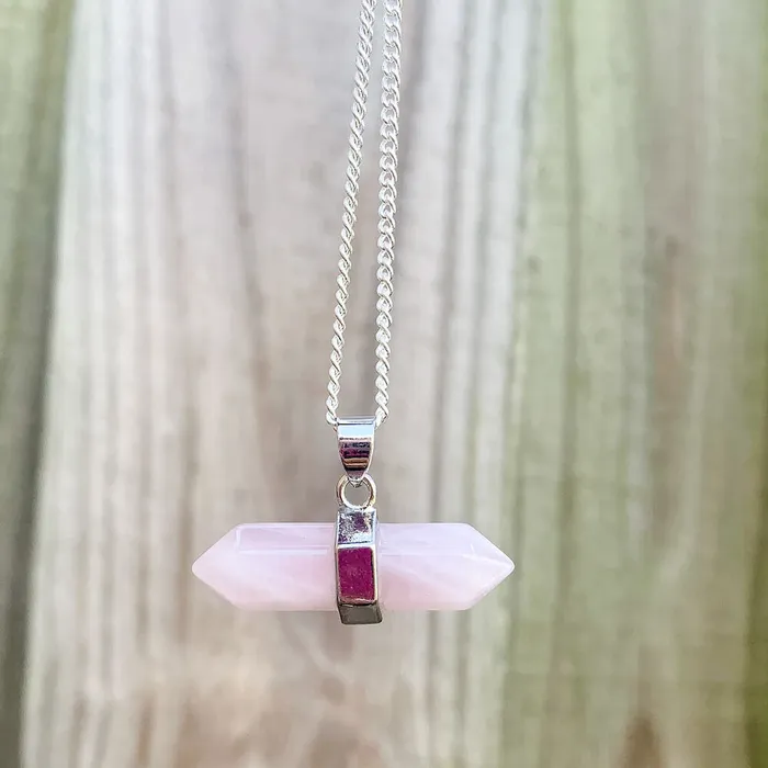 Necklaces Double Point Horizontal Crystal Necklace Magic Crystals