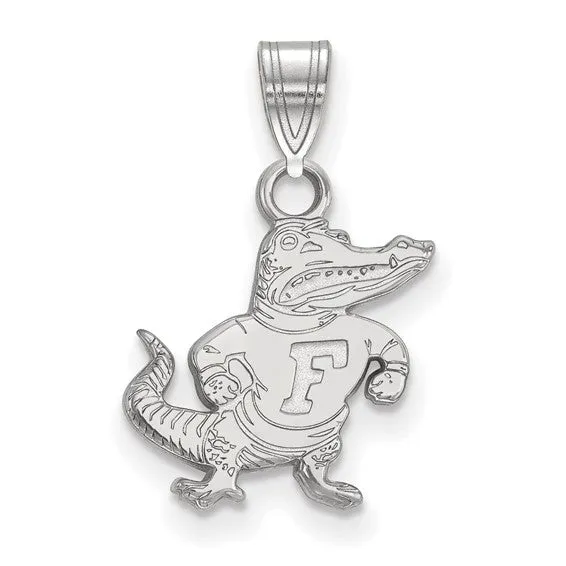 Necklaces Shop IDC estore Sterling Silver Rhodiumplated LogoArt University of Florida Gator Small Pendant Necklaces Shop IDC estore Sterling Silver Rhodiumplated LogoArt University of Florida Gator Small Pendant