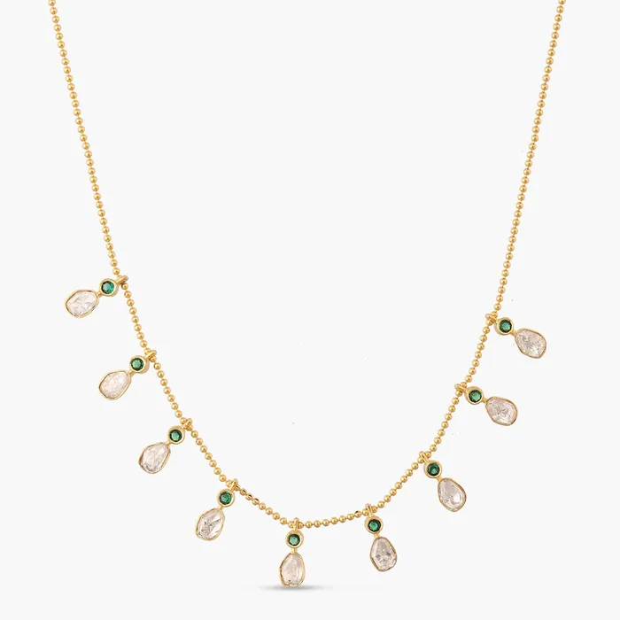 Necklaces SILVER Nebula Glow Moissanite Silver Necklace