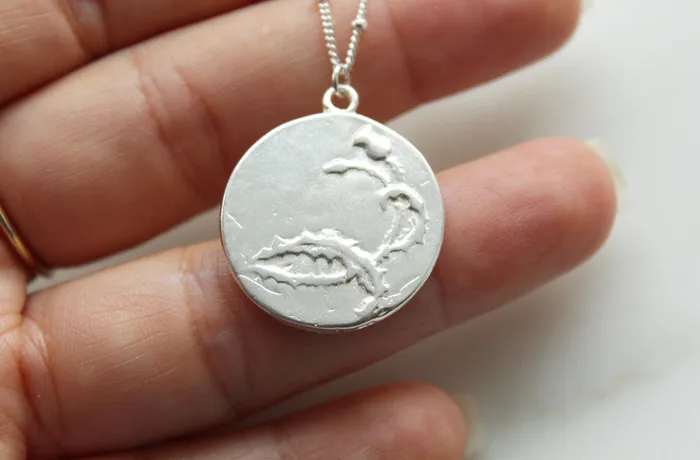 Necklaces TheLittleCatholic St Joan Of Arc Necklace in 925 Sterling Silver