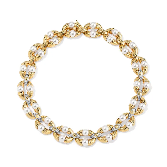 Pearl Link Necklace SG Vintage Necklaces