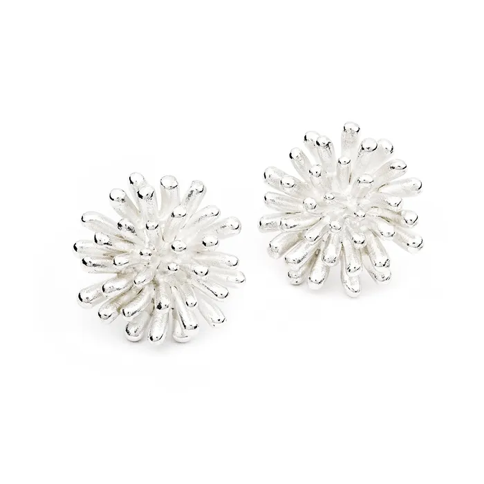 Polydora silver earrings M Design Anu Kaartinen Earrings