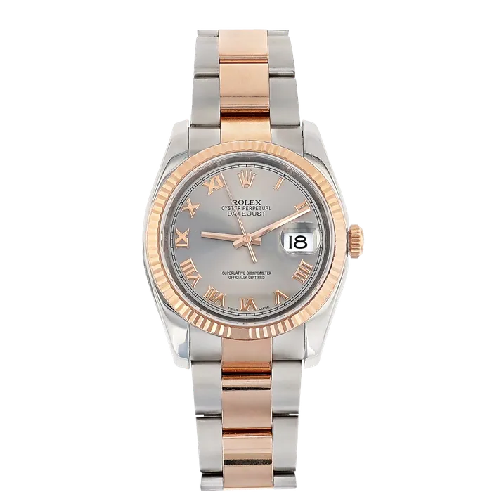 PreStyled Sets Shop IDC estore Rolex 116231 Datejust Rolesor Oystersteel 18K Everose Gold 36mm Preowned PreStyled Sets Shop IDC estore Rolex 116231 Datejust Rolesor Oystersteel 18K Everose Gold 36mm Preowned