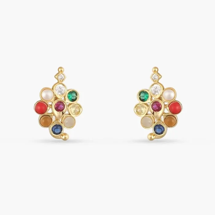 Pushpika Navaratna Silver Stud Earrings SILVER Earrings