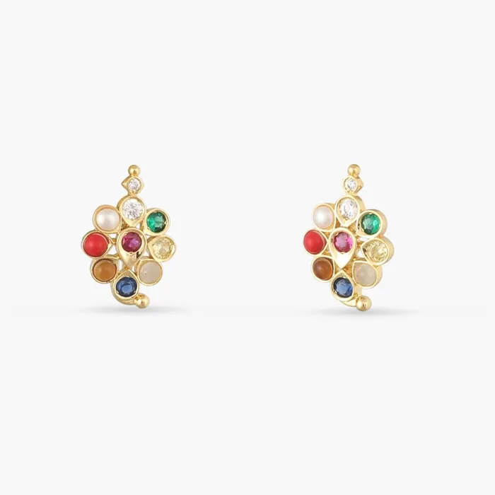 Pushpika Navaratna Silver Stud Earrings SILVER Earrings