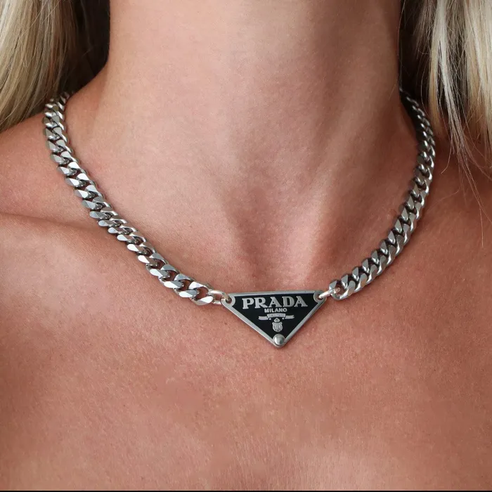 Reluxe Vintage Necklaces Milano Noir Silver Necklace