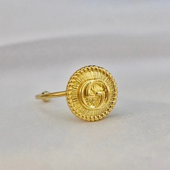 Reluxe Vintage Rings GG Gold Adjustable Ring