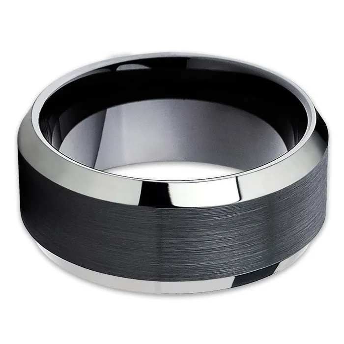 Rings Clean Casting Jewelry Black Tungsten Ring Black Tungsten Wedding Band Tungsten Wedding Ring Black Ring