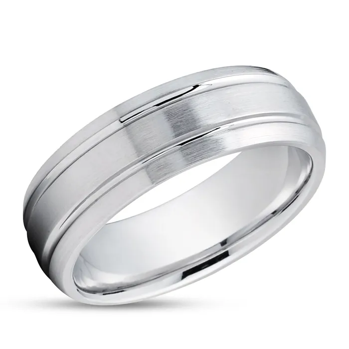 Rings Clean Casting Jewelry Dome Wedding Ring White Gold Wedding Ring 14k White Gold Ring Wedding Band Rings Clean Casting Jewelry Dome Wedding Ring White Gold Wedding Ring 14k White Gold Ring Wedding Band