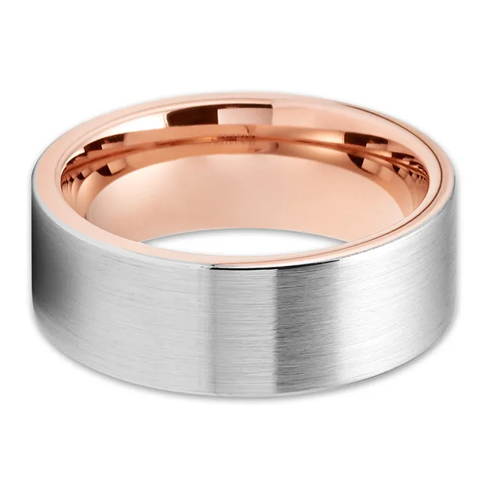 Rings Clean Casting Jewelry Rose Gold Tungsten Wedding Ring Rose Gold Ring Rose Gold Ring Anniversary Ring