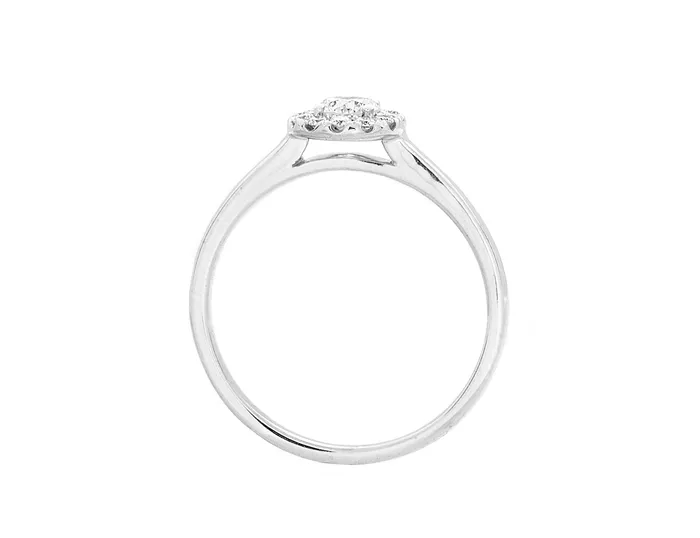 Rings International Diamond Center Complete Rings White Gold with 024 CTW Round Diamond Diamond Center Stone Halo Engagement Ring Rings International Diamond Center Complete Rings White Gold with 024 CTW Round Diamond Diamond Center Stone Halo Engagement Ring