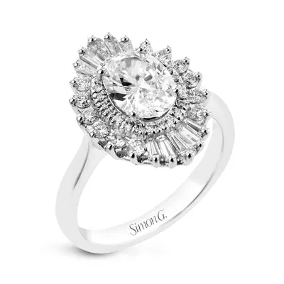 Rings International Diamond Center Simon G Oval Cut Halo Engagement Ring Setting 066CTW Rings International Diamond Center Simon G Oval Cut Halo Engagement Ring Setting 066CTW