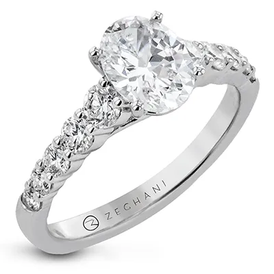 Rings International Diamond Center Zeghani Straight Engagement Ring Setting ZR2300