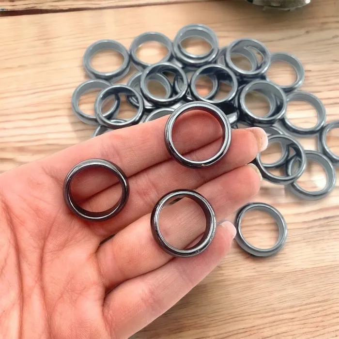 Rings Magic Crystals Hematite Ring