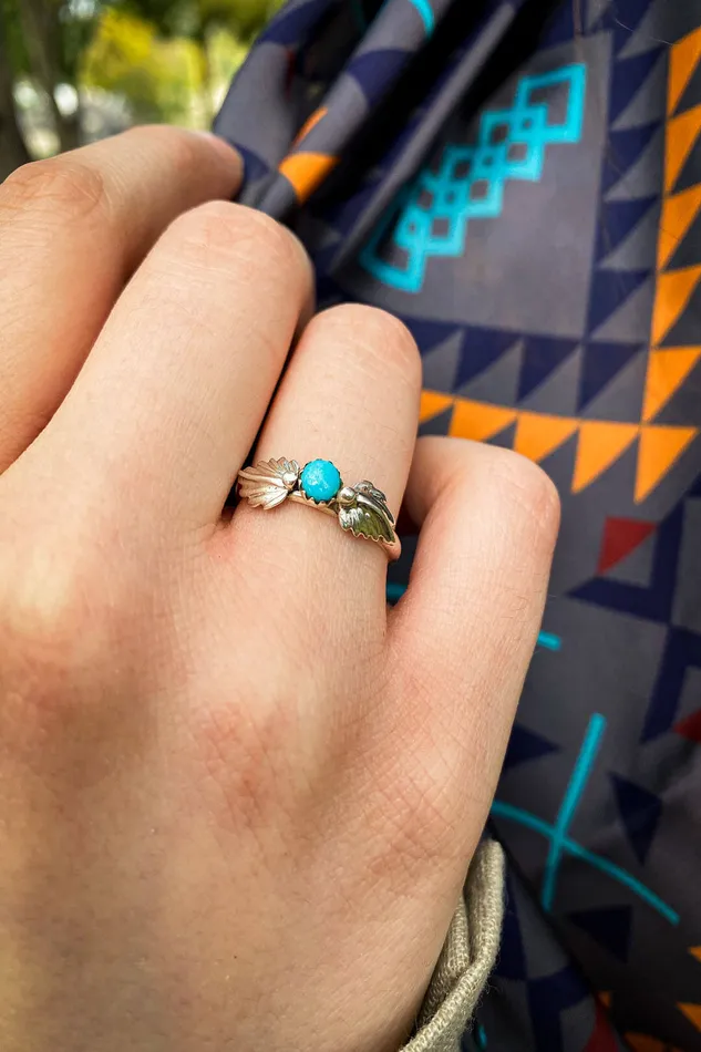 Rings Sunwest Black Hills Turquoise Ring