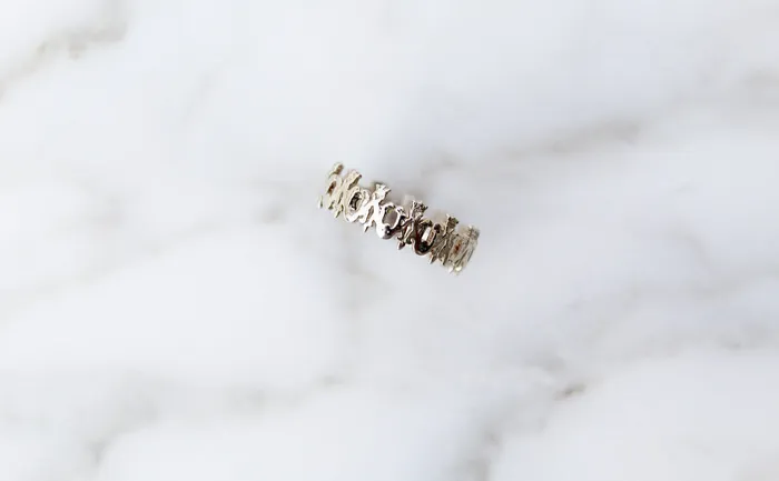 Rings The Little Catholic Maria Auspice Ring in Sterling Silver