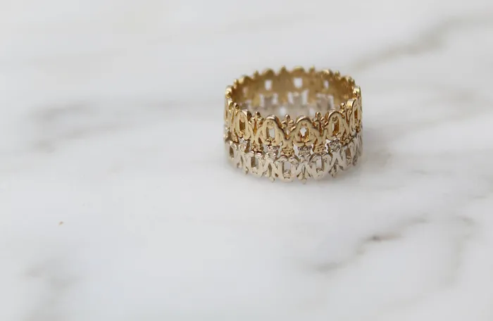 Rings The Little Catholic Maria Auspice Ring in Sterling Silver