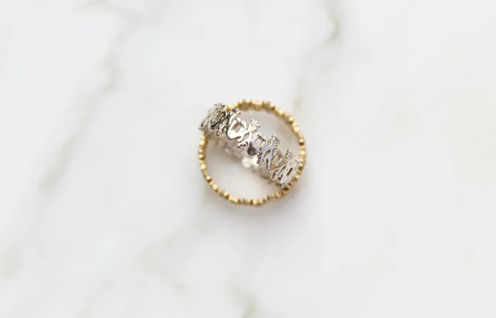 Rings The Little Catholic Maria Auspice Ring in Sterling Silver