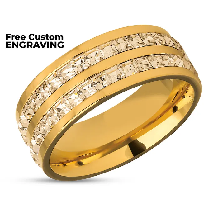 Rings Titanium Wedding Ring CZ Wedding Band Mans Wedding Ring Womans Ring CZ Ring Clean Casting Jewelry Rings Titanium Wedding Ring CZ Wedding Band Mans Wedding Ring Womans Ring CZ Ring Clean Casting Jewelry