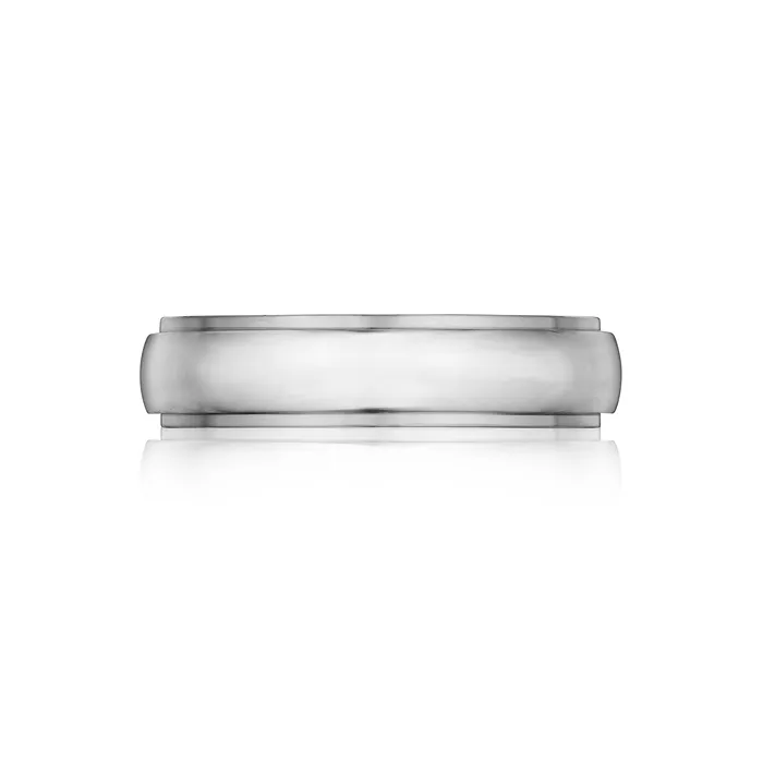 SG Bridal Rings Mens Step Edge Comfort Fit 5mm Band