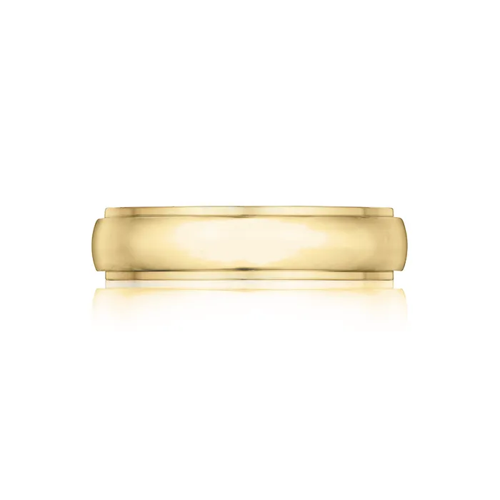 SG Bridal Rings Mens Step Edge Comfort Fit 5mm Band