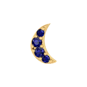 SG Fine Charm Necklaces Slider Moon Charm