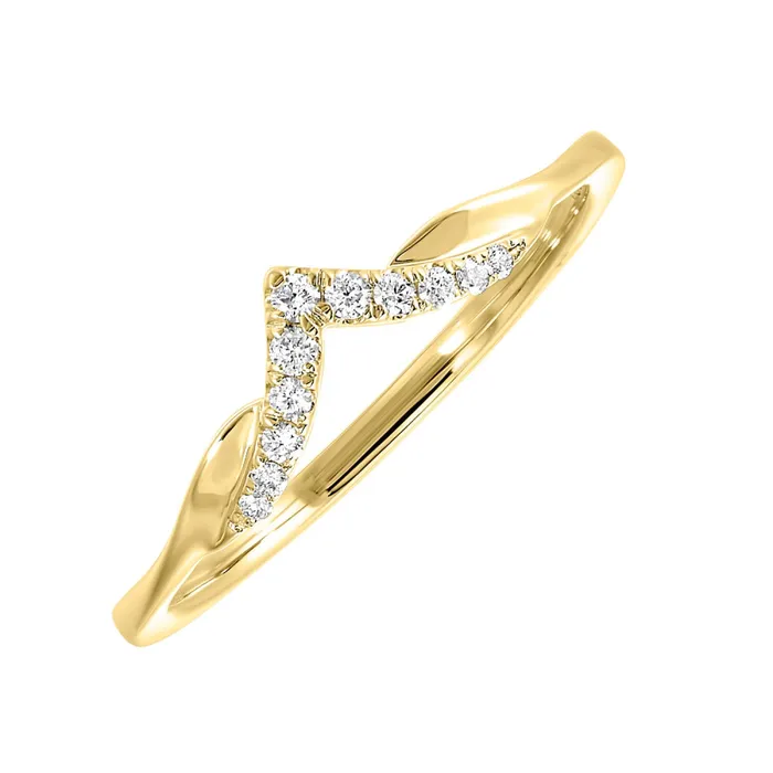 Shop IDC estore Rings Yellow Gold Diamond Fashion Ring