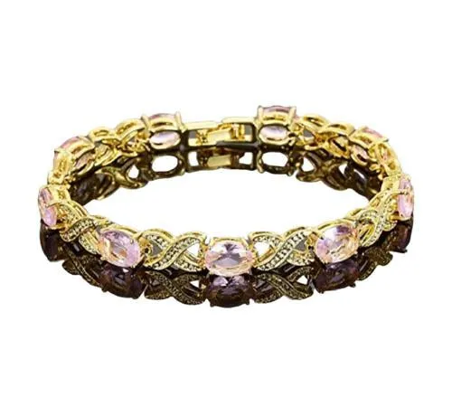 Shop Thespartanite Bracelets Pink Sapphire Trauma Abuse Healing Bracelet