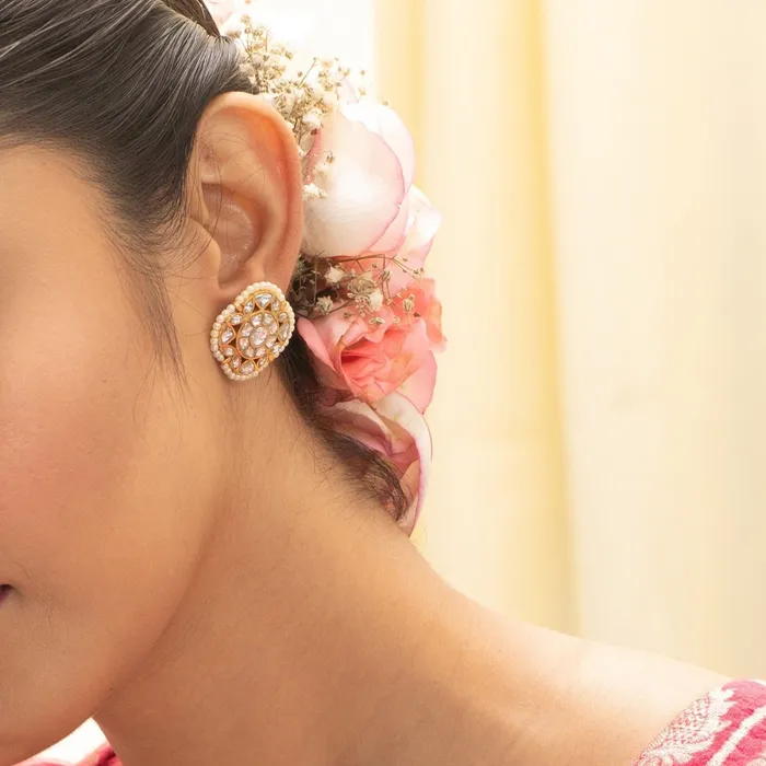 SILVER Earrings Arama Jadau Silver Earrings