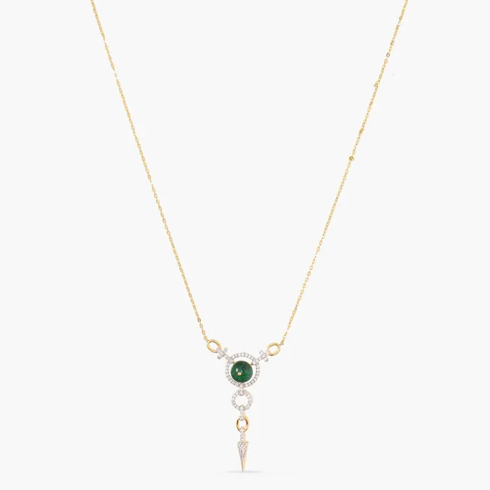 SILVER Forever CZ Statement Silver Charm Necklace Necklaces
