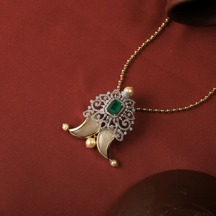 SILVER Necklaces Iris CZ Silver Pendant