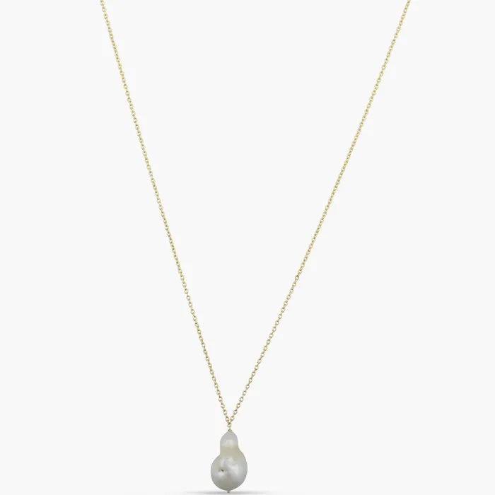 SILVER Necklaces Opal Pearl Gold Plated Silver Pendant Necklace