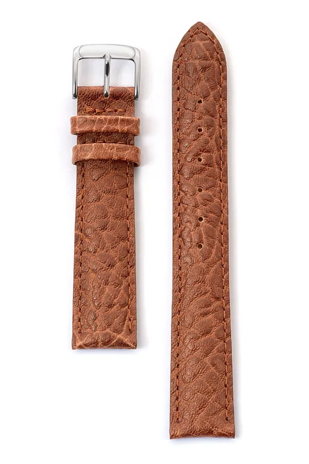 Speidel Rings Mens Heavy Texture Buffalo Grain Watchband