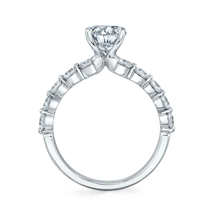 Sylvie Karol Oval Single Prong Engagement Ring Setting Shop IDC estore Rings
