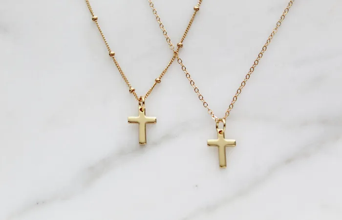 The Little Catholic Cross necklace Necklaces