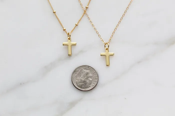 The Little Catholic Cross necklace Necklaces