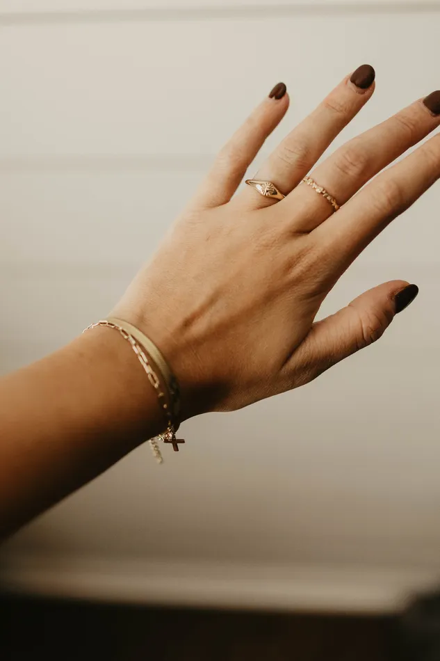 The Little Catholic Rings Mystical Rose Ring in Gold Vermeil