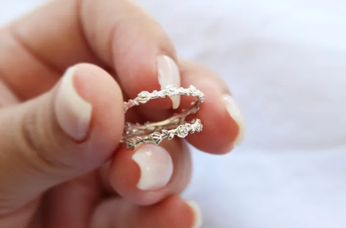 The Little Catholic Rings Mystical Rose Ring in Sterling Silver