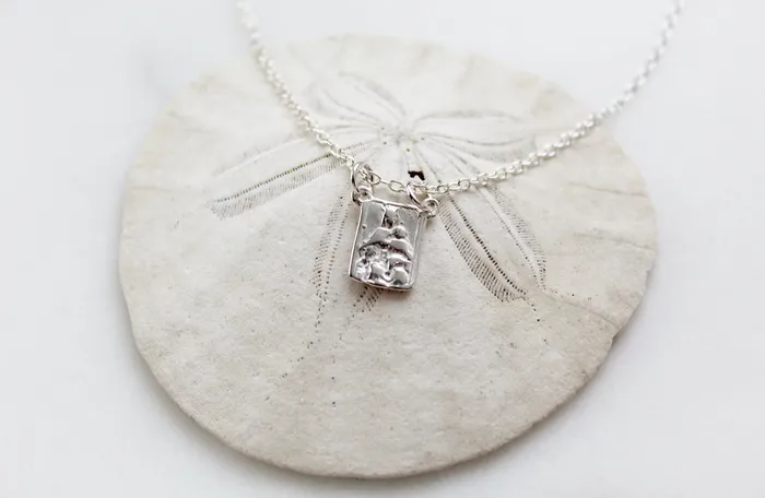 TheLittleCatholic Necklaces 925 Sterling Silver Scapular Necklace