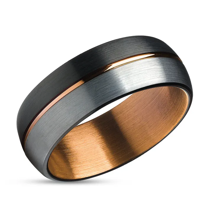Tungsten Wedding Ring Black Wedding Ring Copper Ring Gray Wedding Ring Clean Casting Jewelry Rings Tungsten Wedding Ring Black Wedding Ring Copper Ring Gray Wedding Ring Clean Casting Jewelry Rings
