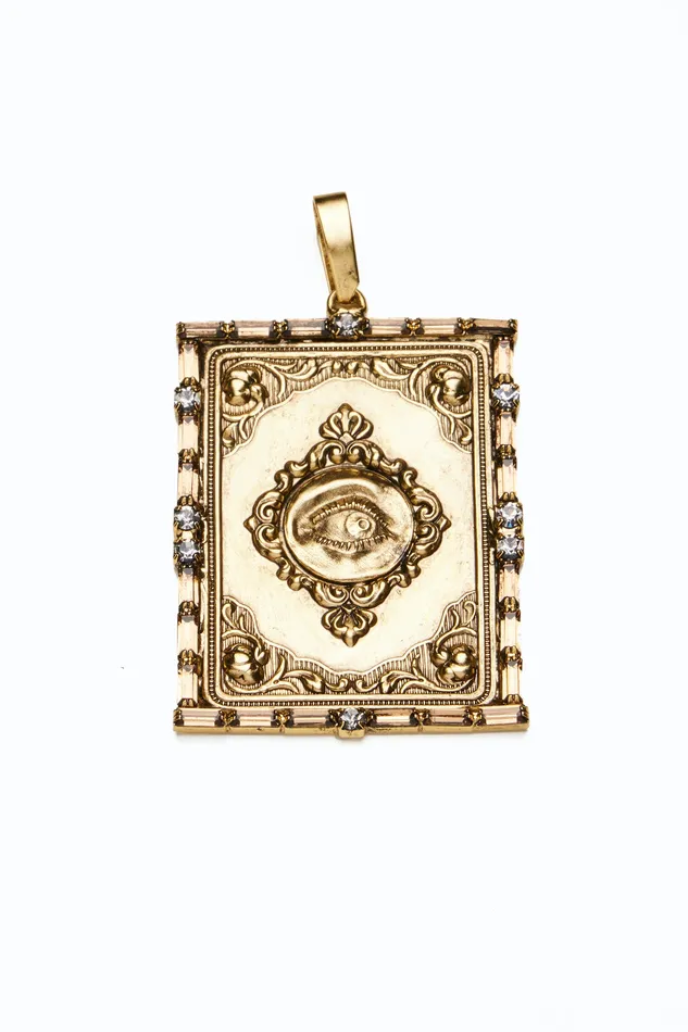V DAY 2024 Lovers Eye Charm Charm Necklaces